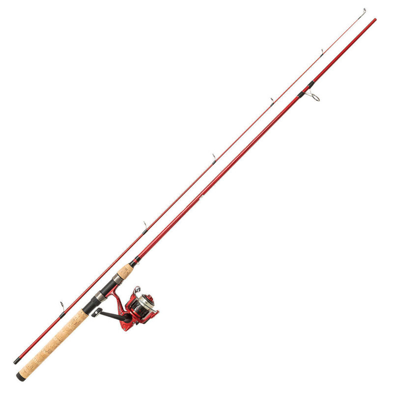 Berkley Cherrywood Spinncombo 2,40m 15-40g Spinnrute + 3000 Rolle +Trilene  Schnur