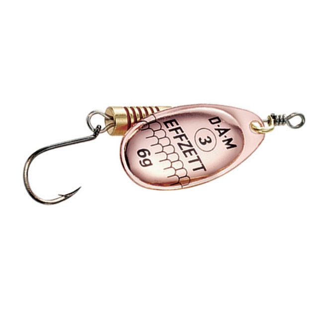 EFFZETT® Spinner mit Einfachhaken NO1 Kupfer