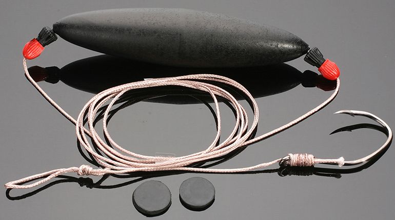 Catfish Rig mit Einzelnhaken 2/0 und Unterwasser-Pose 50g