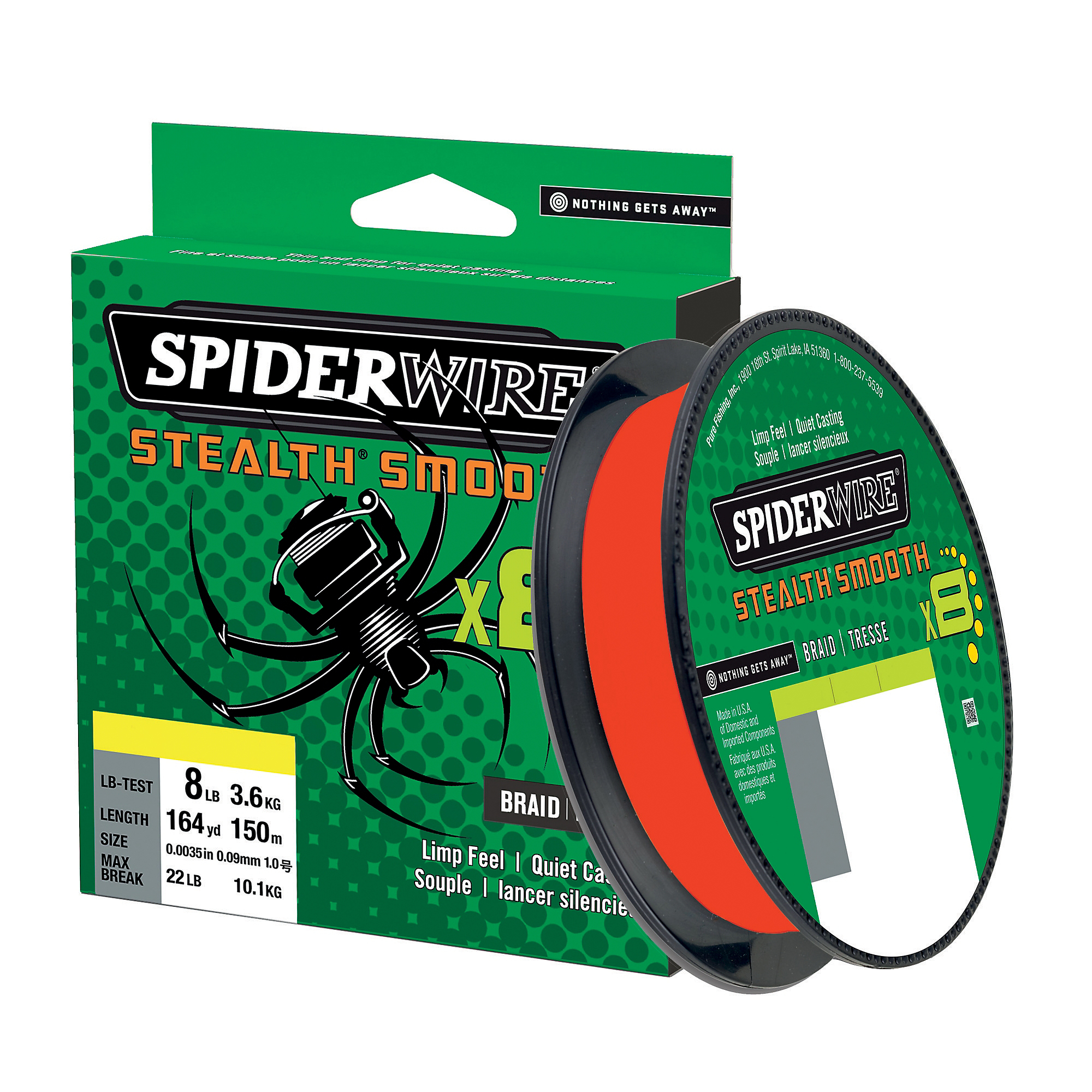 Spiderwire Stelath Smooth 8 Red / 150m