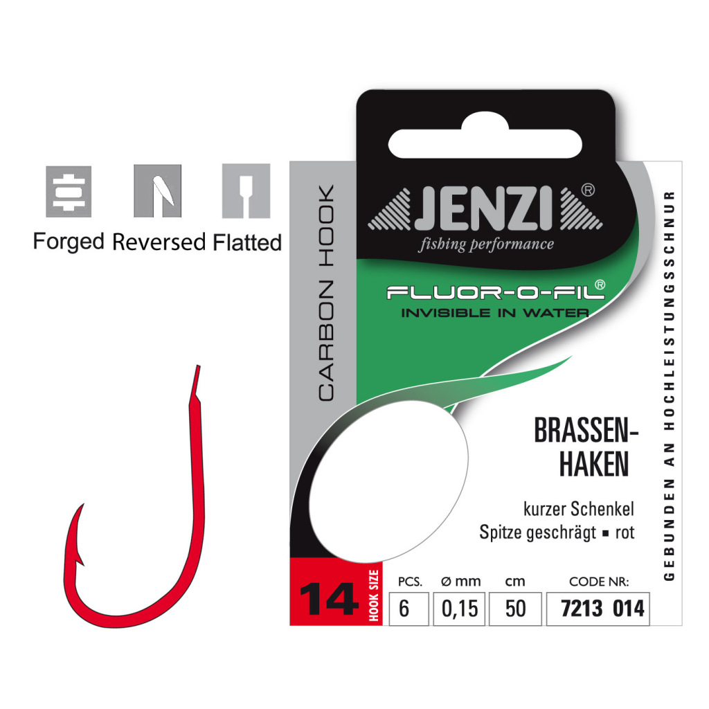 Brassenhaken, Gebunden an Fluor Carbon