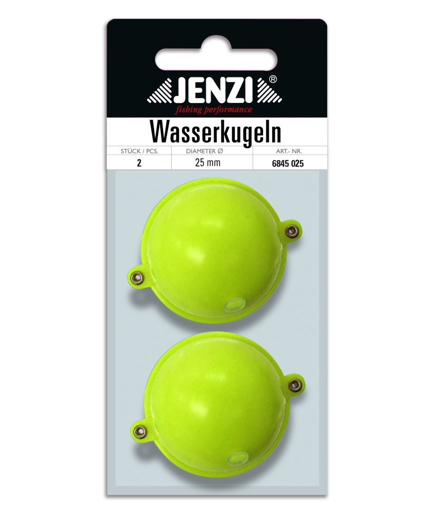 Wasserkugel rund fluogelb