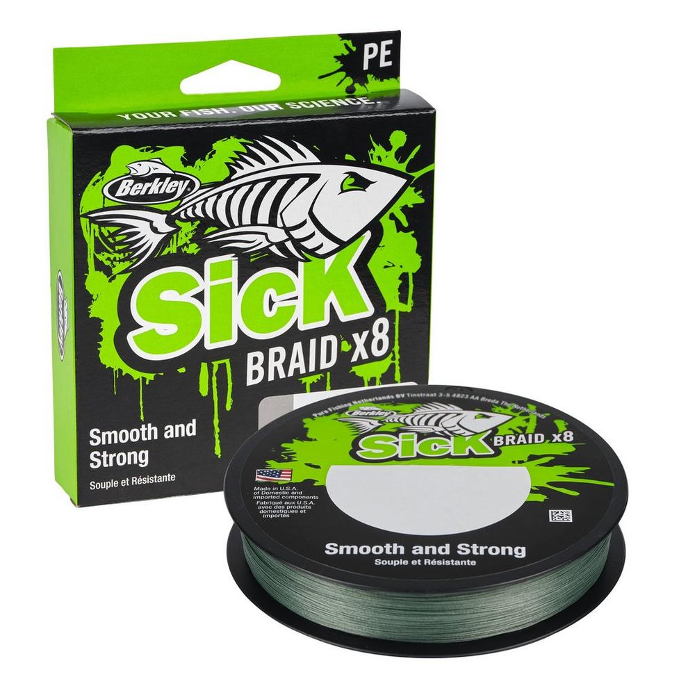 BERKLEY Stick Braid x 8 Moos Green 300m