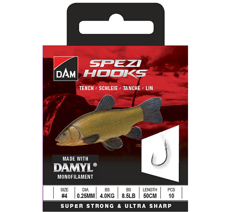 DAM Spezi Tench Leaders Vorfachhaken