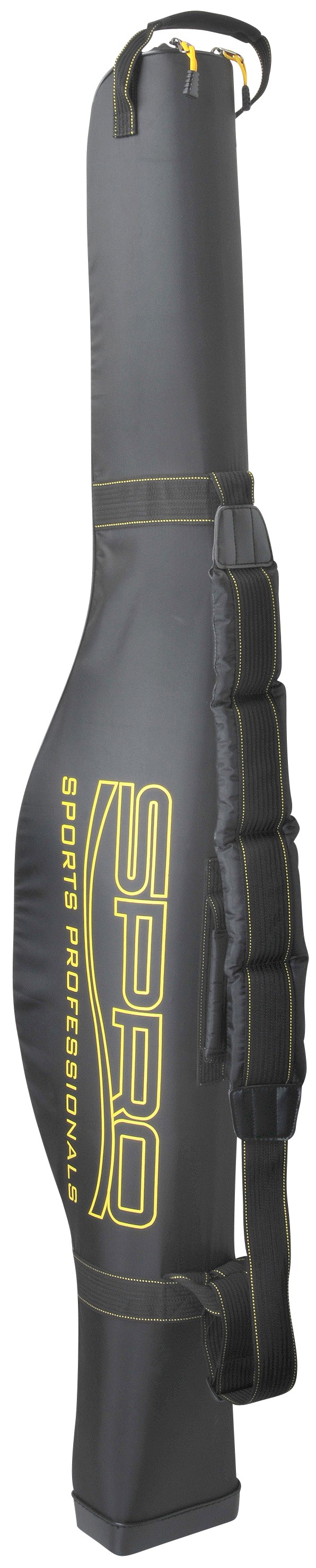 Semi-Hard Big Belly Rod Case Black 150cm.