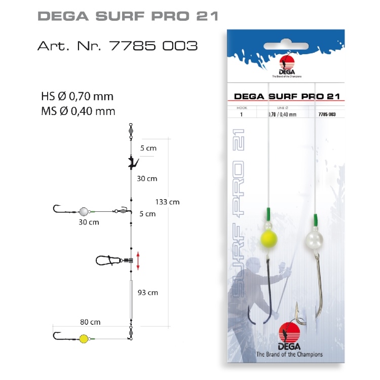 DEGA Surf Pro Rig 21