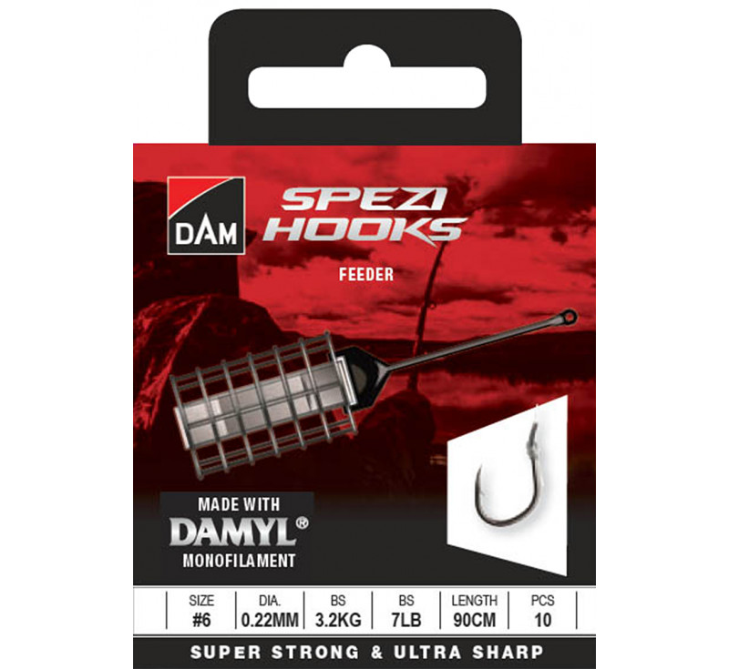 DAM Spezi Feeder Leaders Vorfachhaken