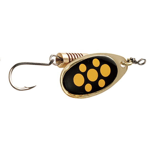 EFFZETT® Spinner mit Einfachhaken NO1 Blacky