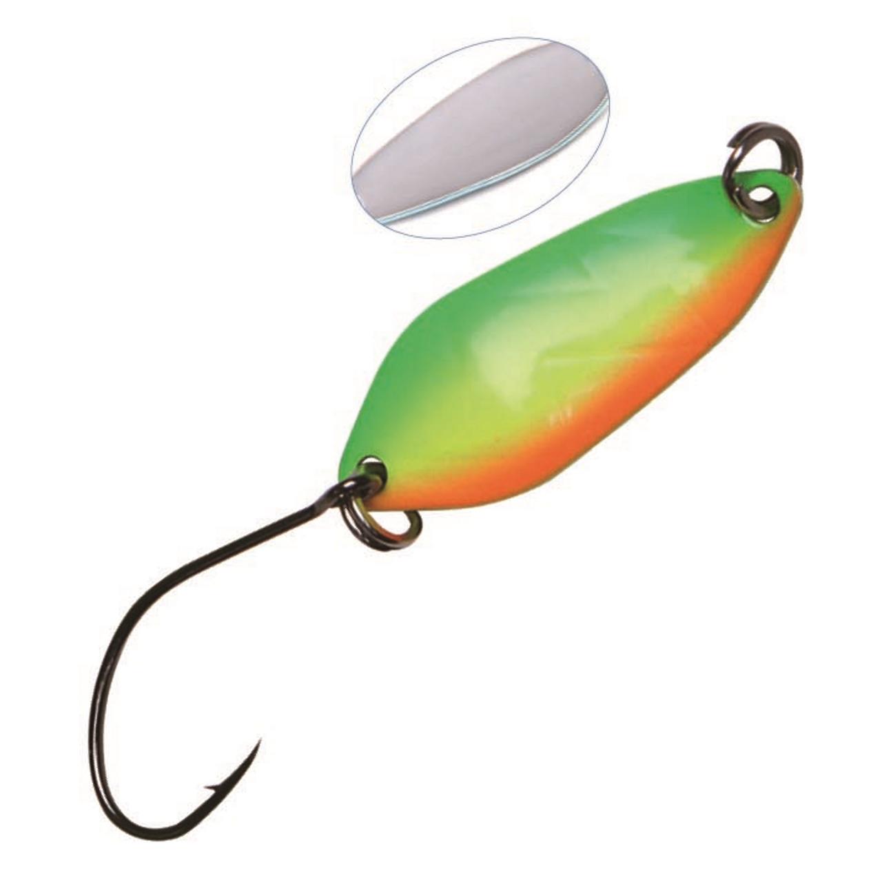 Trout Spoon No.I Einzelhaken 2,5 cm  2,1g rainbow/silber