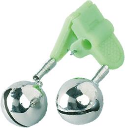 Doppelglöckchen mit  Kunstoffklemme