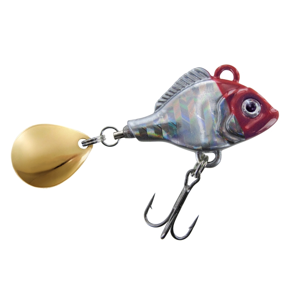 Lead Head Spinner rot/silber 3,5cm / 16,5g