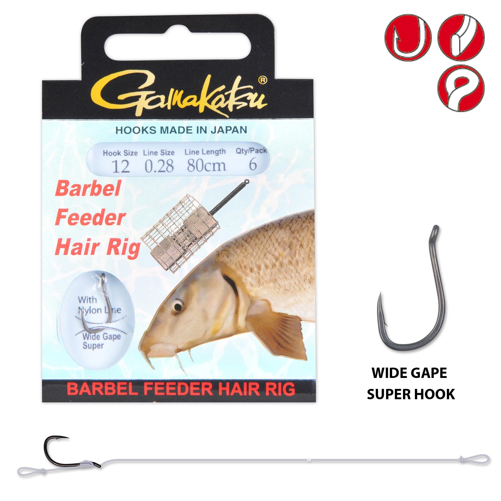 GAMAKATSU Barbel Feeder Hair Rig 80cm