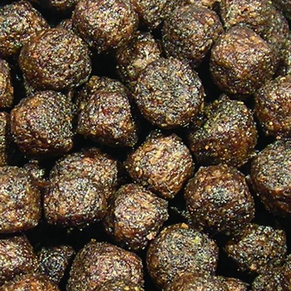 15 kg Koifutter natur schwarz Sackware (6mm)