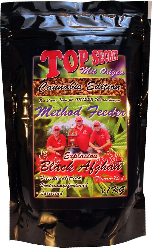 Top Secret Cannabis Method Feeder Black Afghan1kg