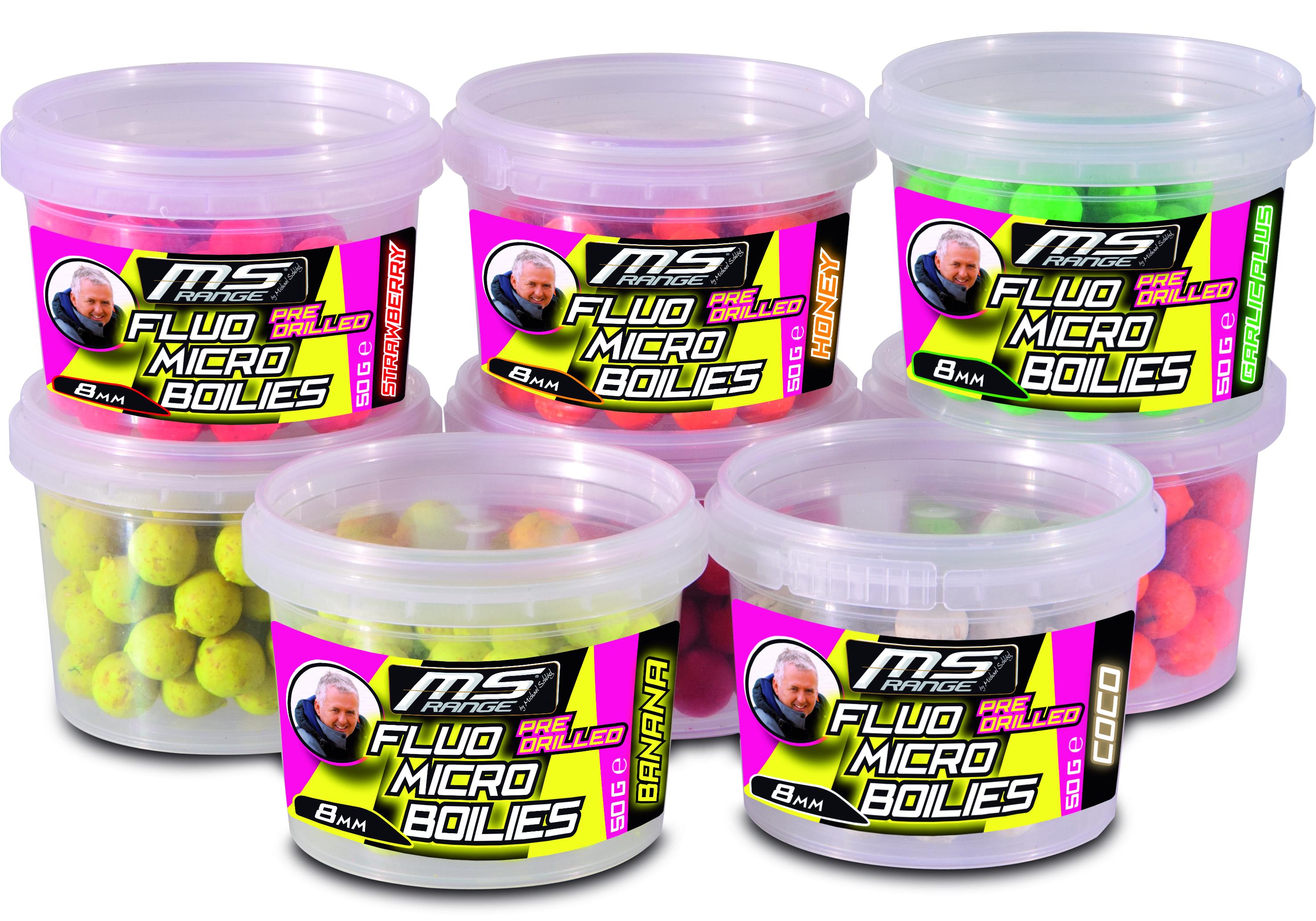 MS RANGE Micro Fluo Boilie 8mm