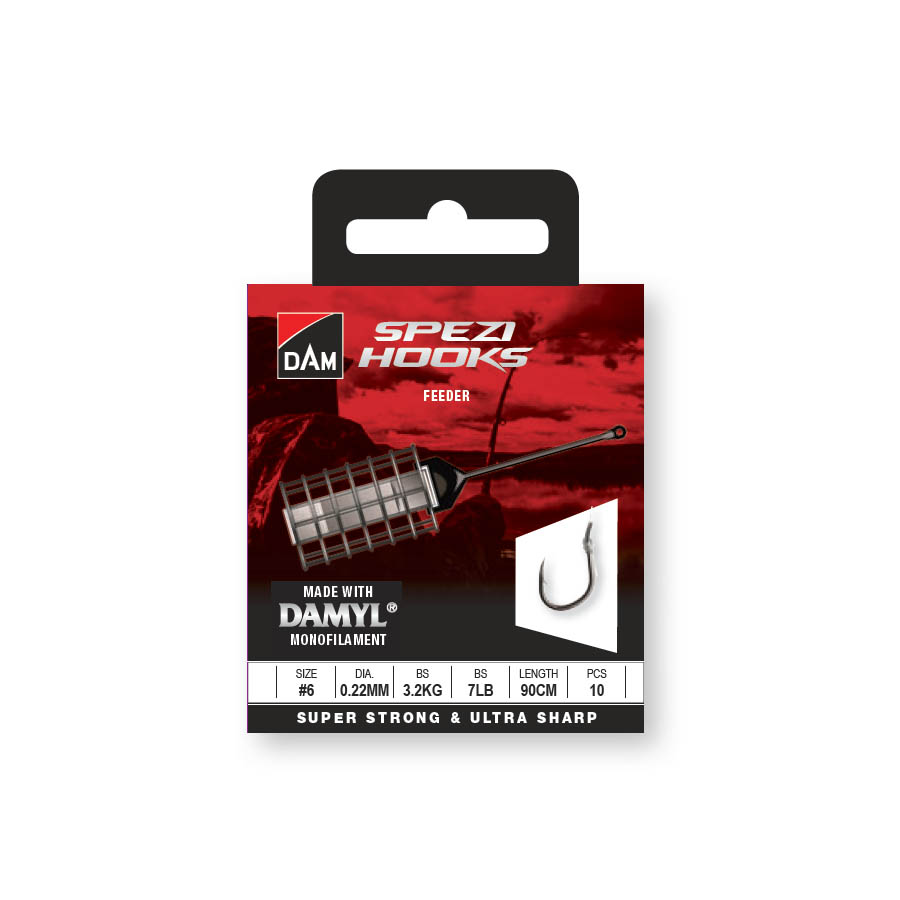DAM Spezi Feeder Leaders Vorfachhaken