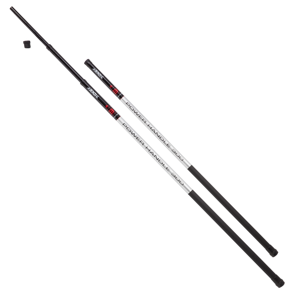 Jenzi Fiberglas Kescherstab 3,00m teleskopisch