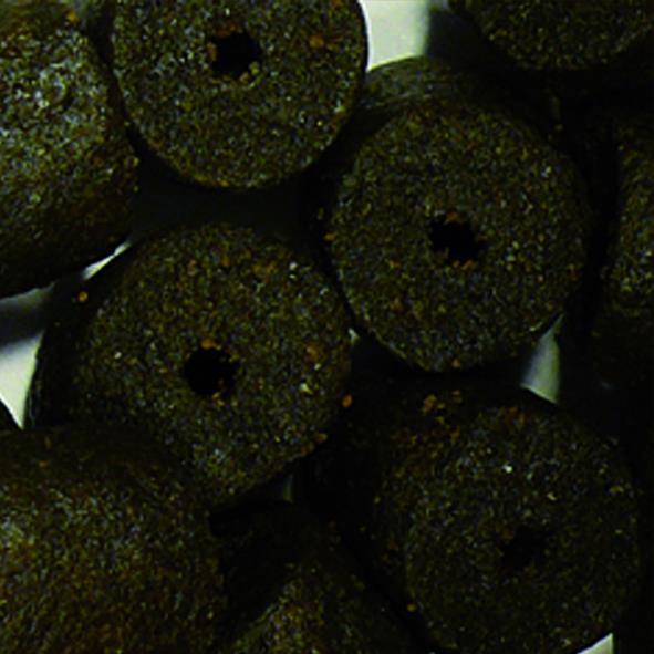 20 kg Halibutpellets schwarz/gelocht 20 mm Sackware