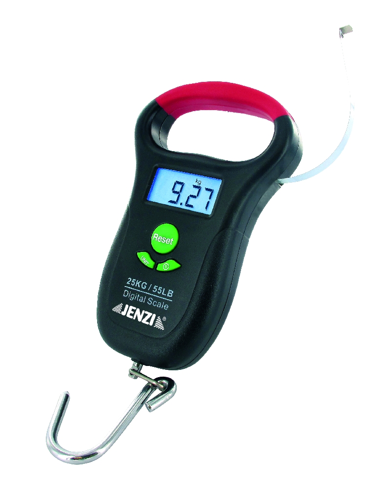Digitale Fischwaage 25 Kg mit Maßband