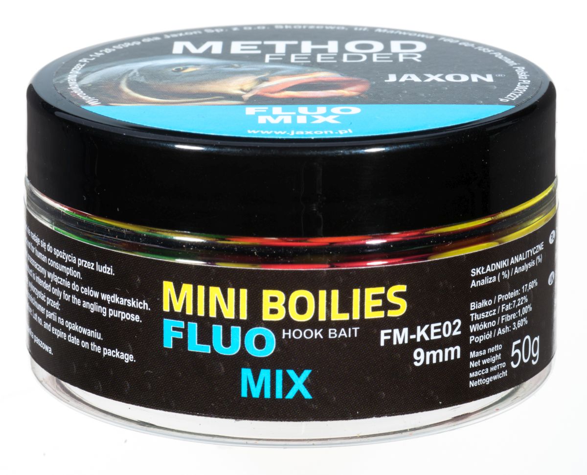 Method Feeder Fluo Mini Boilies Mix 9 mm