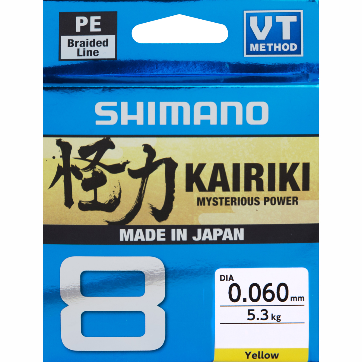 Shimano Kairiki 8 Yellow 150 m