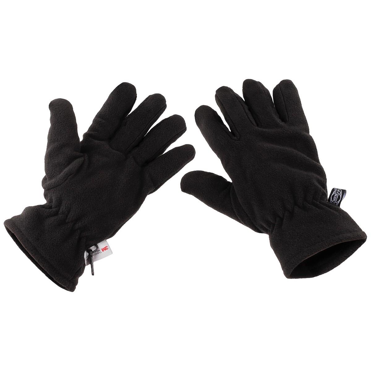 Fleece Handschuhe schwarz