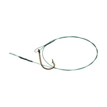 Stahlvorfach mit Einzelhaken 50 cm