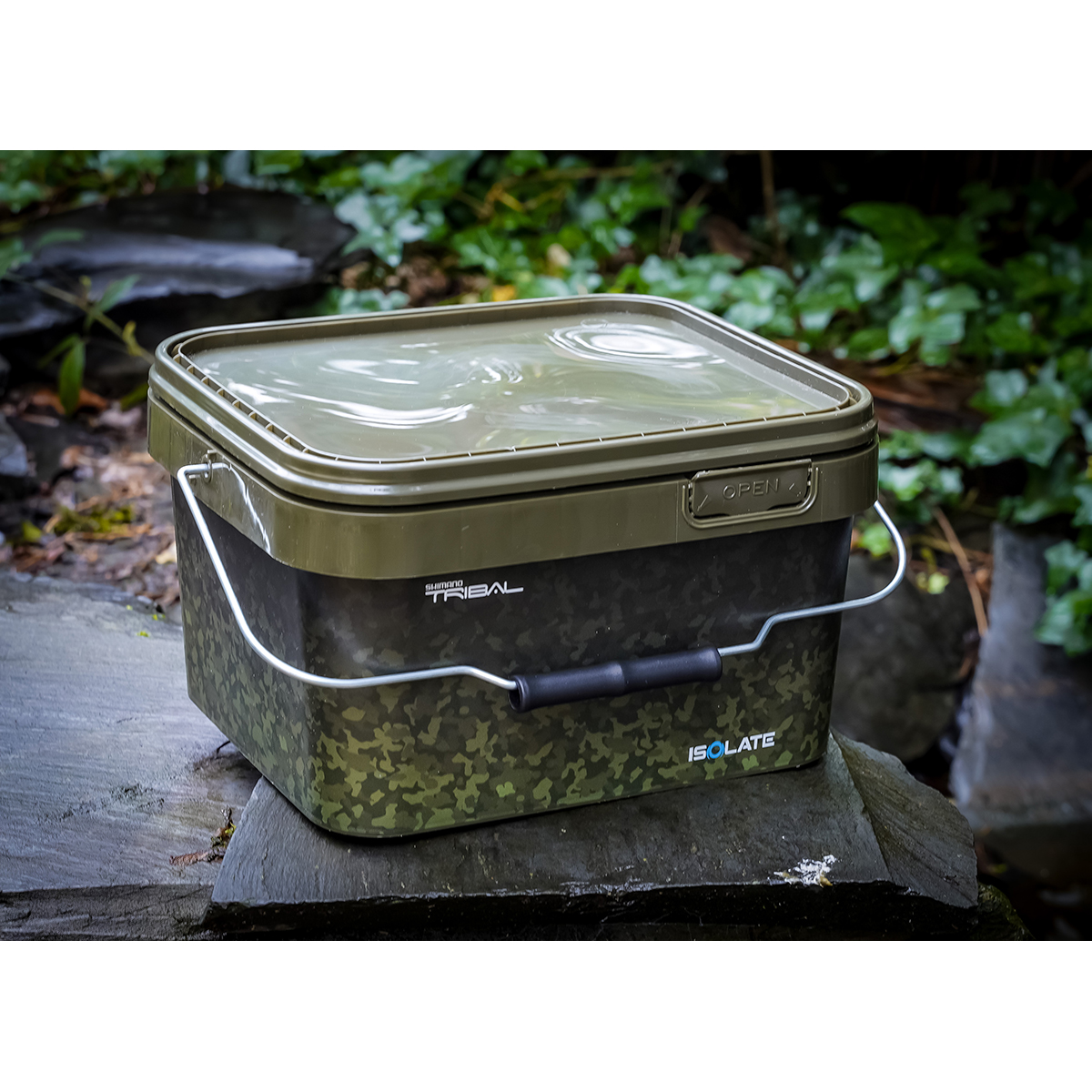 Shimano Square Bucket mit Deckel 5 l